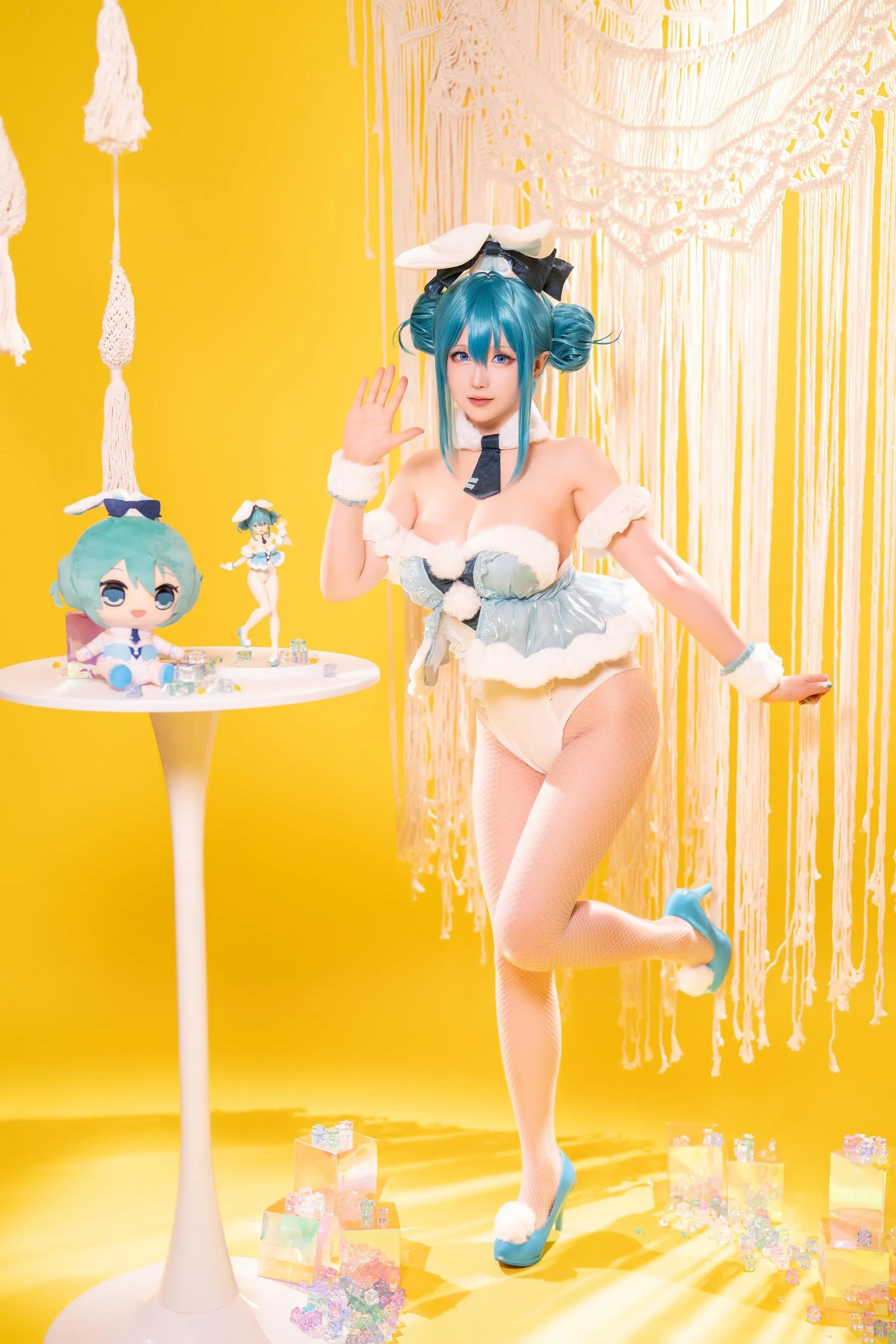 星之迟迟 – NO.158 23年9月计划A 初音未来 白兔女郎 [77P]插图1
